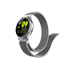 YP Select 1.22 pouces Écran couleur Pression artérielle Moniteur de fréquence cardiaque Sport Bluetooth Montre-bracelet intelligente-Argenté