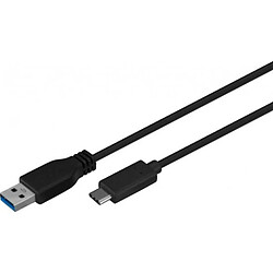 Manhattan 353298 Câble USB Type C vers USB 2.0 Type A Noir