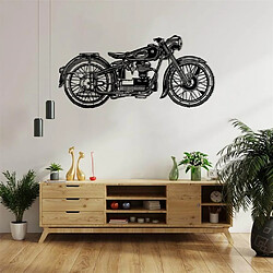 DEKORY Décoration Murale en Métal Moto Vintage - 95x45 cm