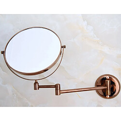 Universal Bras pliés étendus rose doré cuivre mur loupe miroir miroir cosmétique madame miroir