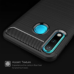 Avis Wewoo Coque en TPU fibre de carbone texture brossée pour HuP30 Lite (Noir)