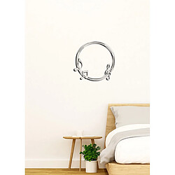 EPIKASA Décoration Murale en Métal Cercle Notes 3