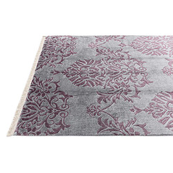 Acheter Vidal Tapis de laine 201x142 gris Darya