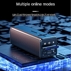 Acheter Universal Haut-parleur Bluetooth Subwoofer Audio Mini Audio Wireless Portable High Volume | Subwoofer (Noir)