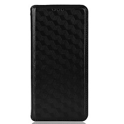 Etui en PU magnétique auto-absorbé, motif losange 3D avec support noir pour votre Samsung Galaxy A53 5G