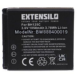 Vhbw EXTENSILO 3x Batteries compatible avec Samsung HMX-R10 caméra de sport, appareil photo, reflex numérique (1050mAh, 3,6V, Li-ion)