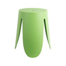 LEITMOTIV Tabouret en polypropylène Ravish vert.