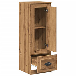 Acheter vidaXL Buffet haut chêne artisanal 36x35,5x103,5 cm bois d'ingénierie