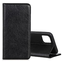 Wewoo Housse Coque Pour Galaxy Note10 Lite / A81 Magnétique Rétro Crazy Horse Texture en cuir à rabat horizontal avec support et fentes cartes Noir