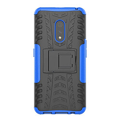 Avis Wewoo Coque Pour OPPO Realme X Texture de pneu TPU antichoc + PC Housse de protection avec support bleu