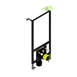 Karag Base de support de sol et de mur à encastrer pour cuvette WC suspendue