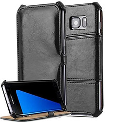 Cadorabo Etui Samsung Galaxy S7 EDGE en Noir Coque