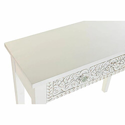 Avis Console DKD Home Decor Blanc Bois de manguier (100 x 45 x 78 cm)