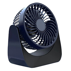 Mini ventilateur Ventilateur de Bureau Petit Ventilateur de Table avec Flux d'air Puissant Ventilateur Portable Ultra Silencieux Vitesse Réglable Tête Rotative à 360 Degrés