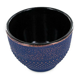 Aromandise Tasse en fonte bleu et bronze - 0,15 L