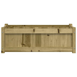 Acheter vidaXL Jardinière d'extérieur 90x31x31 cm bois de pin imprégné