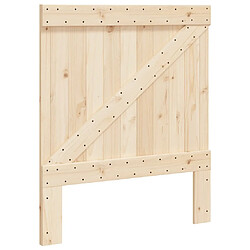 Maison Chic Tête de lit scandinave,Meuble de chambre 90x104 cm bois massif de pin -MN25545