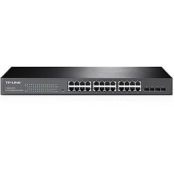 TP-Link T1600G-28TS(TL-SG2424) Smart Switch Jet Stream Administrable 24 Ports Gigabit (4 Emplacements Combinés SFP, Rackable)