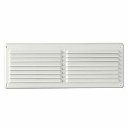 La ventilation ar3814b-y Grille plastique rectangulaire à superposer, blanc, 384 x 146 mm