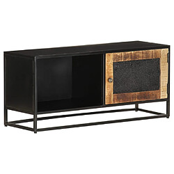 vidaXL Meuble TV 90x30x40 cm Bois de manguier brut