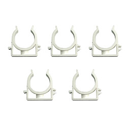 Avis 5pcs PPR Polypropylène 1/2 3/4 1 raccords Clip De Fixation De Tuyau En Forme De U 32mm