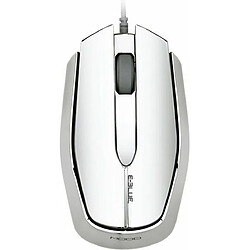 E-BLUE Souris et Blue Gaming USB 2400dpi Mood Silver ems617