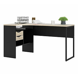 Acheter But Bureau d'angle ALKOR Imitation chêne et noir