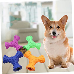 Acheter 1 pc 3 Petits Jouets à Mâcher Pour Chiens Jouets En Peluche Jouet Pour Chiot Jeux Pour Chiens Jouets De Puzzle Jouets Pour Chiens Avec Friandises Jouets Pour Chiens Distribuant Des Friandises 3 Trous Jouet à Mâcher Pour Chien En Caoutchouc Pour Animaux De