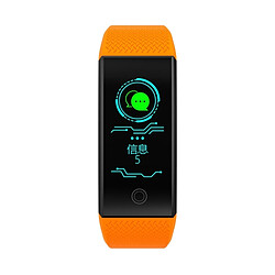 Avis Wewoo Bracelet connecté Smartwatch Fitness Tracker 0,96 pouce HD Couleur Smartband Smart Bracelet, IP68 Étanche, Support Sports Mode / Moniteur de sommeil / Bluetooth Caméra / Cardiofréquencemètre Orange