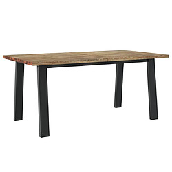 vidaXL Table de salle à manger Bois d'acacia massif 170x90 cm