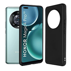 Visiodirect Coque de protection souple silicone Noir pour Honor Magic4 Pro 5G 6.81"