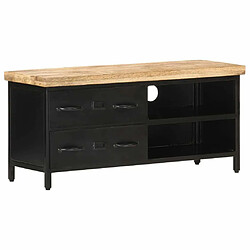 Maison Chic Meuble TV scandinave - Banc TV pour salon 90x30x41 cm Bois de manguier brut -MN14872