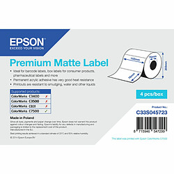 Etiquettes pour Imprimante Epson C33S045723 Blanc (1 Unités)