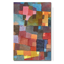 EPIKASA Impression sur Toile Couleur Abstract 8, Multicouleur, Polyester, 70x3x100 cm