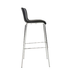 Avis Non Tabouret de bar Hoover tissu 4 pieds structure chrome