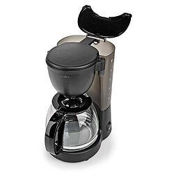 NEDIS Machine à café Cafetière électrique Carafe en Verre 1,25L, Fonction Maintien au chaud, Système anti-gouttes, Arrêt automatique