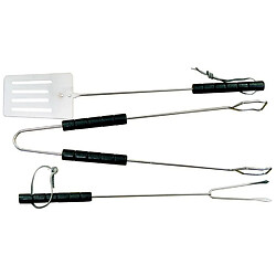 Set d'accessoires pour barbecue Master Grill 3 éléments : pinces, fourchette, spatule MG101