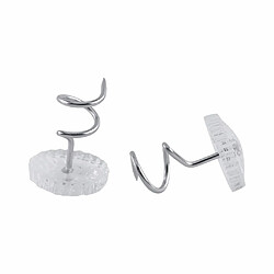 Avis têtes claires vis a tordre goupilles vis en spirale pour garniture forme ronde