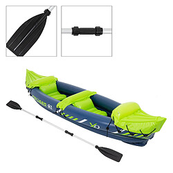 XQ Max Kayak Cruiser X1 325x81x53 cm Bleu et vert pas cher