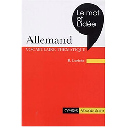 Le mot et l'idée, allemand : révision vivante du vocabulaire