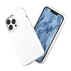 RhinoShield Coque Compatible avec [iPhone 13 Pro] SolidSuit - Housse Fine avec Technologie Absorption des Chocs & Finition Premium - Blanc Classic