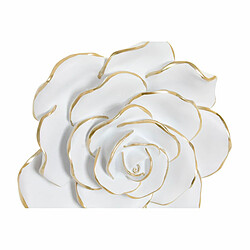 Avis Décoration murale DKD Home Decor Doré Argent Blanc Résine (2 pcs) (21 x 7 x 21 cm)