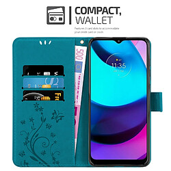 Cadorabo Coque Motorola MOTO E20 / E30 / E40 Etui en Bleu