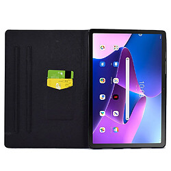 Etui en PU magnétique avec support et porte-carte pour votre Lenovo M10 FHD REL/M10 Plus X606F - Ananas coloré