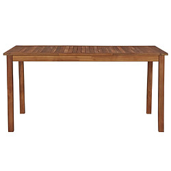 Maison Chic Table de jardin | Table d'extérieur 150x90x74 cm Bois d'acacia massif -GKD46550