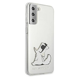 Acheter Caseink Coque Karl Lagerfeld ? KLHCS21NCFNRC Samsung S21 Plus transparent