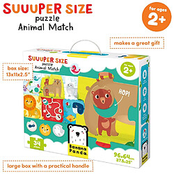 Puzzle Banana Panda - Suuper Size - Animal Match - Puzzle géant & Activité d'attriion pour Les Enfants à partir de 2 Ans pas cher