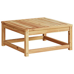 vidaXL Table de jardin 63x63x30 cm bois d'acacia solide