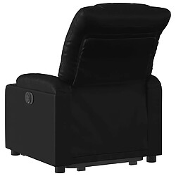 Acheter vidaXL Fauteuil inclinable Noir Similicuir