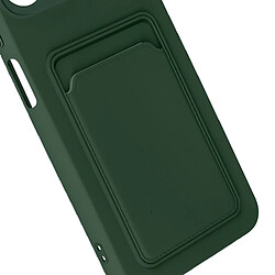 Avizar Coque pour Xiaomi Redmi 12 Porte-carte Souple Anti-traces Vert Foncé